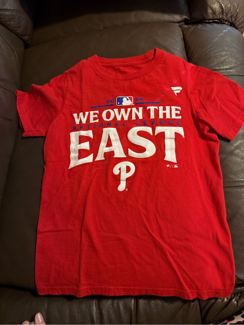 Kids Red 'We Own The East' Phillies Graphic Tee